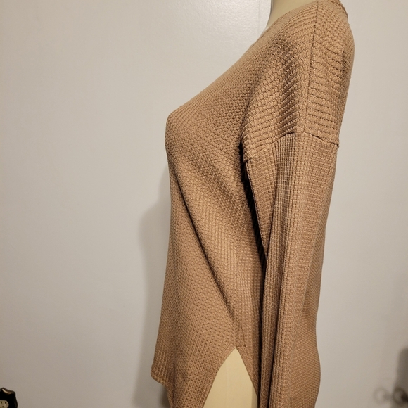 Abercrombie And Fitch Long Sleeve Tan Fall Winter Comfy X-Small - Picture 4 of 6